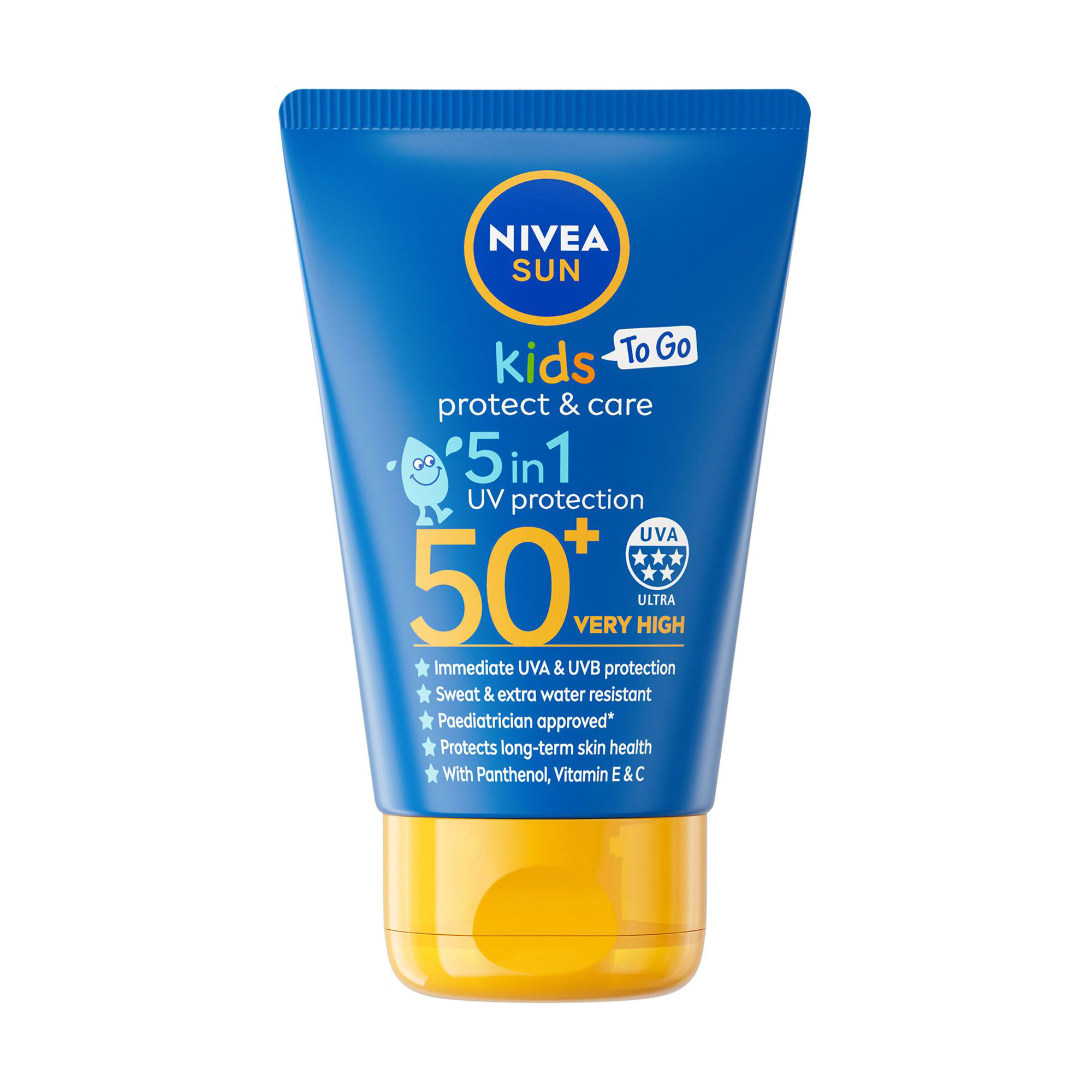 Дитячий сонцезахисний лосьйон NIVEA Sun Kids Protect &amp; Care 5 In 1 Захист та догляд, SPF 50+, 50 мл